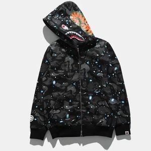 A Bathing Ape Camo Splatter Hoodie